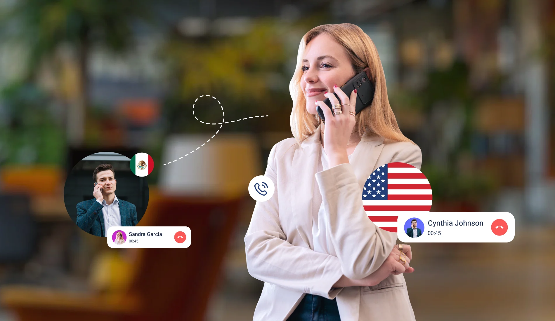 How to call Mexico from the USA 